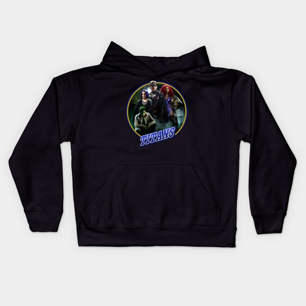 Titans Kids Hoodie by Trazzo